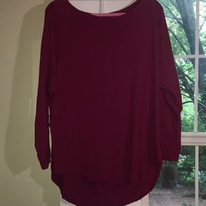 Chic Soul Fuchsia Shirt SIZE 2X